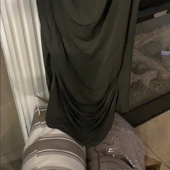 Helmut Lang Cowl neck army green dress - Picture 4 of 4